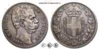 Regno d'Italia, UMBERTO I, LIRE 5 (SCUDO), 1879, Zecca di Roma, ARGENTO, mBB, (Pagani 590) / monete italiane moderne (moneta italiana moderna - scudi d'argento da collezione - Casa Savoia) | Moruzzi Numismatica
