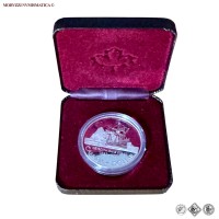 Canada, ELISABETTA II, DOLLARO, 400° anniversario della scoperta dello Stretto di Davis, 1987, Royal Canadian Mint of Ottawa, ARGENTO, FS, (KM 154) / Queen Elizabeth II ONE SILVER DOLLAR 400th Anniversary of the Discovery of Davis Strait World coins (monete mondiali canadesi moderne d'argento - moneta mondiale canadese moderna - dollari canadesi) Dollar canadien | Moruzzi Numismatica