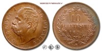Regno d'Italia, UMBERTO I, CENTESIMI 10, 1894 R, Zecca di Roma, RAME, FDC​​​​​​​, (R), (Pagani 615) / monete italiane moderne rare (moneta italiana moderna rara da collezione - Casa Savoia) | Moruzzi Numismatica