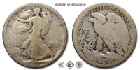 Stati Uniti d'America, USA, DOLLARO 1/2, Walking Liberty, 1917, Zecca di Philadelphia, ARGENTO, B, (KM 142) USA - United States of America Silver Half Dollar COINS (monete mondiali moderne da collezione - mezzi dollari americani - moneta d'argento) | Moruzzi Numismatica