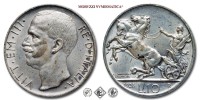 Regno d'Italia, VITTORIO EMANUELE III, LIRE 10, Biga - una rosetta, 1928, Zecca di Roma, ARGENTO, SPL, (NC), (Pagani 693) / monete italiane moderne d'argento (moneta italiana moderna da collezione - Casa Savoia) | Moruzzi Numismatica