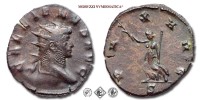 GALLIENO, ANTONINIANO, 253-268 d.C., PAX AVG / S la Pax stante con ramoscello di olivo e scettro, Zecca di Mediolanum, BRONZO, BB, (RIC 501) / monete romane imperiali antiche (moneta romana imperiale antica - Impero Romano) | Moruzzi Numismatica