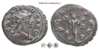 GALLIENO, ANTONINIANO, 253-268 d.C., PIETAS AVG / P la Pietas stante con entrambe le mani levate dinanzi ad un altare, Zecca di Mediolanum, BRONZO, qSPL, (RIC 507) / monete romane imperiali antiche (moneta romana imperiale antica - Impero Romano) | Moruzzi Numismatica