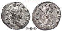 GALLIENO, ANTONINIANO, 253-268 d.C., FELICIT AVG / S la Felicitas con caduceo e lungo scettro, Zecca di Roma, BRONZO, mBB, (RIC 191) / monete romane imperiali antiche (moneta romana imperiale antica - Impero Romano) | Moruzzi Numismatica