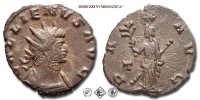 GALLIENO, ANTONINIANO, 253-268 d.C., PAX AVG / T la Pax stante con un ramoscello ed uno scettro, Zecca di Roma, BRONZO, SPL, (RIC 256) / monete romane imperiali antiche (moneta romana imperiale antica - Impero Romano) | Moruzzi Numismatica