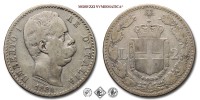 Regno d'Italia, UMBERTO I, LIRE 2, 1884, Zecca di Roma, ARGENTO, MB, (Pagani 594) / monete italiane moderne d'argento (moneta italiana moderna da collezione - Casa Savoia) | Moruzzi Numismatica