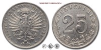 Regno d'Italia, VITTORIO EMANUELE III, CENTESIMI 25, Valore, 1903, Zecca di Roma, NICHEL, q​​​​​​​SPL, (R), (Pagani 828) / monete italiane moderne rare (moneta italiana moderna rara da collezione - Casa Savoia) | Moruzzi Numismatica