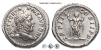 GETA, DENARIO, 211 d.C., TR P III COS II P P Giano stante di fronte con lancia e fulmine, Zecca di Roma, ARGENTO, SPL, (R), (RIC 79/S) / monete romane imperiali antiche rare d'argento (moneta romana imperiale antica rara della Dinastia dei Severi - Impero Romano) | Moruzzi Numismatica