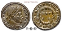 COSTANTINO I, PICCOLO BRONZO, 320-321 d.C., D N CONSTANTINI MAX AVG / VOT XX / #D#SIS* / in corona laurea, Zecca di Siscia, mSPL, (RIC 159) / monete romane imperiali antiche (moneta romana imperiale antica - Impero Romano) | Moruzzi Numismatica