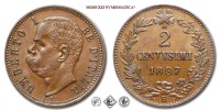 Regno d'Italia, UMBERTO I, CENTESIMI 2, 1897, Zecca di Roma, RAME, qFDC, (Pagani 622) / monete italiane moderne (moneta italiana moderna da collezione - Casa Savoia) | Moruzzi Numismatica