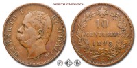 Regno d'Italia, UMBERTO I, CENTESIMI 10, Valore, 1893 R, Zecca di Roma, RAME, BB, (NC), (Pagani 613) / monete italiane moderne (moneta italiana moderna da collezione - Casa Savoia) | Moruzzi Numismatica