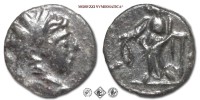 Vandali, TRASAMUNDO, NUMMUS, 496-523 d.C., la Vittoria stante con corona, Zecca di Cartagine, BRONZO, BB, (BMC Vandals 33-36) / monete barbariche antiche (moneta barbarica antica da collezione) | Moruzzi Numismatica