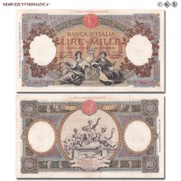 Regno d'Italia, Vittorio Emanuele III, BANCA D'ITALIA, LIRE 1000, Capranesi - Repubbliche Marinare (Fascio), 12.12.1934, Firme: Azzolini, Cima, BB, (Crapanzano 386) / banconote italiane (cartamoneta italiana da collezione - banconota da 1.000 lire) | Moruzzi Numismatica