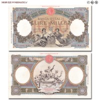 Regno d'Italia, Vittorio Emanuele III, BANCA D'ITALIA, LIRE 1000, Capranesi - Repubbliche Marinare (Fascio), 19.12.1940, Firme: Azzolini, Urbini, BB, (NC), (Crapanzano 396) / banconote italiane (cartamoneta italiana da collezione - banconota da 1.000 lire) | Moruzzi Numismatica