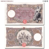 Regno d'Italia, Vittorio Emanuele III, BANCA D'ITALIA, LIRE 500, Capranesi - Mietitrice (fascio), 21.05.1941, Firme: Azzolini, Urbini, BB, (Crapanzano 318) / banconote italiane (cartamoneta italiana da collezione - banconota da cinquecento lire) | Moruzzi Numismatica