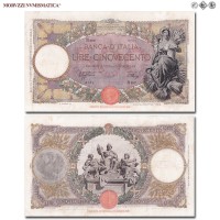 Regno d'Italia, Vittorio Emanuele III, BANCA D'ITALIA, LIRE 500, Capranesi - Mietitrice (Aquila - fascio), 17.05.1943, Firme: Azzolini, Urbini, mBB, (RRRR), (Crapanzano 323) / banconote italiane rare (cartamoneta italiana rara da collezione - banconota da cinquecento lire) | Moruzzi Numismatica