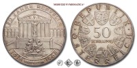 Austria, REPUBBLICA, SCELLINI 50, 50° anniversario della Repubblica, 1968, Zecca di Vienna (Münze Österreich), ARGENTO, ​​​​​​​FDC, (KM 2904.1) / Silbermünzen aus dem Republik Österreich FÜNFZIG SCHILLING 50. Jahrestag der Republik Münze Österreich Wien (World SILVER coins - monete mondiali europee commemorative austriache d'argento - moneta mondiale europea commemorativa austriaca) | Moruzzi Numismatica