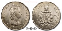 Bermuda, ELISABETTA II, CORONA, 1964, Royal Mint (Tower Hill, London, United Kingdom), ARGENTO, FDC, (KM 14) / Queen Elizabeth II ONE BERMUDA CROWN (World SILVER coins - monete mondiali moderne d'argento - moneta mondiale da collezione) | Moruzzi Numismatica