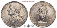 Città del Vaticano, PIO XI, Ratti, LIRE 10, 1933-1934, Zecca di Roma, ARGENTO, mBB, (Pagani 626) / monete papali pontificie vaticane d'argento (moneta papale pontificia vaticana da collezione) | Moruzzi Numismatica