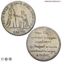 Stato Pontificio, PIO IX, Mastai Ferretti, MEDAGLIA SATIRICA, 1849, mSPL, (RRR), (Bartolotti IV-8) / medaglie satiriche rare da collezione | Moruzzi Numismatica