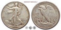 Stati Uniti d'America, USA, DOLLARO 1/2, Walking Liberty, 1937, Zecca di Philadelphia, ARGENTO, MB, (KM 142) USA - United States of America Silver Half Dollar COINS (monete mondiali moderne da collezione - mezzi dollari americani - moneta d'argento) | Moruzzi Numismatica