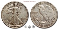 Stati Uniti d'America, USA, DOLLARO 1/2, Walking Liberty, 1938, Zecca di Philadelphia, ARGENTO, MB, (KM 142) USA - United States of America Silver Half Dollar COINS (monete mondiali moderne da collezione - mezzi dollari americani - moneta d'argento) | Moruzzi Numismatica