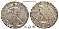 Stati Uniti d'America, USA, DOLLARO 1/2, Walking Liberty, 1938, Zecca di Philadelphia, ARGENTO, MB, (KM 142) USA - United States of America Silver Half Dollar COINS (monete mondiali moderne da collezione - mezzi dollari americani - moneta d'argento) | Moruzzi Numismatica