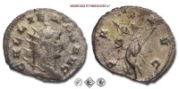 GALLIENO, ANTONINIANO, 253-268 d.C., PAX AVG / S la Pax stante con ramoscello di olivo e scettro, Zecca di Mediolanum, BRONZO, BB, (RIC 501var.) / monete romane imperiali antiche (moneta romana imperiale antica - Impero Romano) | Moruzzi Numismatica