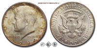 Stati Uniti d'America, DOLLARO 1/2, Kennedy, 1964, Zecca di Philadelphia, ARGENTO, FDC, (KM 202) USA - United States of America Silver Half Dollar COINS (monete mondiali moderne da collezione - mezzi dollari americani - moneta mondiale moderna d'argento) | Moruzzi Numismatica