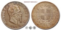 Regno d'Italia, VITTORIO EMANUELE II, LIRE 5 (SCUDO), 1872 M, Zecca di Milano, ARGENTO, BB, (Pagani 494) / monete italiane moderne (moneta italia moderna d'argento - scudi da collezione - Casa Savoia) | Moruzzi Numismatica