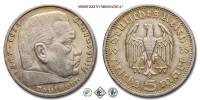 Germania, TERZO REICH, MARCHI 5, Paul von Hindenburg, 1935 A, Zecca di Berlino, ARGENTO, mBB, (Jaeger 360) / Silbermünzen aus dem Deutsches Reich REICHSMARK 5 Berlin (monete mondiali europee tedesche moderne d'argento - moneta mondiale europea tedesca moderna da collezione) | Moruzzi Numismatica