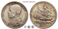Città del Vaticano, PIO XII, Pacelli, LIRE 5, 1939 ANNO I, Zecca di Roma, ARGENTO, ​​​​​​​mSPL, (Pagani 754) / monete papali vaticane d'argento (moneta papale vaticana da collezione) | Moruzzi Numismatica