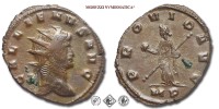 GALLIENO, ANTONINIANO, 253-268 d.C., PROVID AVG / MP la Providentia stante con il globo e lo scettro, Zecca di Mediolanum, BRONZO, BB, (RIC 508a) / monete romane imperiali antiche (moneta romana imperiale antica - Impero Romano) | Moruzzi Numismatica