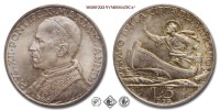 Città del Vaticano, PIO XII, Pacelli, LIRE 5, 1939 ANNO I, Zecca di Roma, ARGENTO, ​​​​​​​FDC, (Pagani 754) / monete papali vaticane d'argento (moneta papale vaticana da collezione) | Moruzzi Numismatica