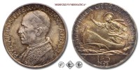 Città del Vaticano, PIO XII, Pacelli, LIRE 5, 1939 ANNO I, Zecca di Roma, ARGENTO, ​​​​​​​FDC, (Pagani 754) / monete papali vaticane d'argento (moneta papale vaticana da collezione) | Moruzzi Numismatica