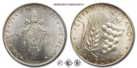Città del Vaticano, PAOLO VI, Montini, LIRE 500, 1970 A VIII, Zecca di Roma, ARGENTO, FDC, (Pagani 988) / monete papali vaticane d'argento (moneta papale vaticana da collezione) | Moruzzi Numismatica