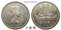 Canada, ELISABETTA II, DOLLARO, Voyageur, 1963, Royal Canadian Mint of Ottawa, ARGENTO, FDC, (KM 54) / Queen Elizabeth II ONE SILVER DOLLAR World coins (monete mondiali moderne d'argento da collezione - dollari canadesi) Dollar canadien | Moruzzi Numismatica