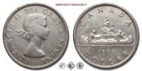 Canada, ELISABETTA II, DOLLARO, Voyageur, 1955, Royal Canadian Mint of Ottawa, ARGENTO, SPL, (KM 54) / Queen Elizabeth II ONE SILVER DOLLAR World coins (monete mondiali moderne d'argento da collezione - dollari canadesi) Dollar canadien | Moruzzi Numismatica