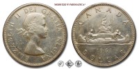 Canada, ELISABETTA II, DOLLARO, Voyageur, 1961, Royal Canadian Mint of Ottawa, ARGENTO, SPL, (KM 54) / Queen Elizabeth II ONE SILVER DOLLAR World coins (monete mondiali moderne d'argento da collezione - dollari canadesi) Dollar canadien | Moruzzi Numismatica