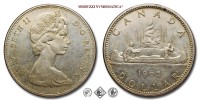 Canada, ELISABETTA II, DOLLARO, Voyageur, 1965, Royal Canadian Mint of Ottawa, ARGENTO, FDC, (KM 54) / Queen Elizabeth II ONE SILVER DOLLAR World coins (monete mondiali moderne d'argento da collezione - dollari canadesi) Dollar canadien | Moruzzi Numismatica