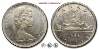 Canada, ELISABETTA II, DOLLARO, Voyageur, 1966, Royal Canadian Mint of Ottawa, ARGENTO, FDC, (KM 54) / Queen Elizabeth II ONE SILVER DOLLAR World coins (monete mondiali moderne d'argento da collezione - dollari canadesi) Dollar canadien | Moruzzi Numismatica