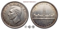 Canada, GIORGIO VI, DOLLARO, Visita Re Giorgio VI a Ottawa, 1939, Royal Canadian Mint of Ottawa, ARGENTO, SPL, (KM 38) / King George VI ONE SILVER DOLLAR Visit of His Majesty King George VI and future Majesty Queen Elizabeth II to Ottawa (World coins - monete mondiali canadesi moderne commemorative d'argento - moneta mondiale canadese moderna commemorativa da collezione) | Moruzzi Numismatica