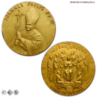 Città del Vaticano, GIOVANNI PAOLO II, Wojtyla, MEDAGLIA IN BRONZO, Visita a Cuba, 1998, Opus E. Manfrini, FDC / Papież Jan Paweł II Karol Józef Wojtyła (medaglie papali pontificie vaticane da collezione) | Moruzzi Numismatica