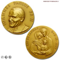 Città del Vaticano, GIOVANNI PAOLO II, Wojtyla, MEDAGLIA IN BRONZO, Viaggio a Rio De Janeiro, 1997, Opus Loredana Pancotto, FDC, (R) / Papież Jan Paweł II Karol Józef Wojtyła (medaglie papali pontificie vaticane rare da collezione) | Moruzzi Numismatica