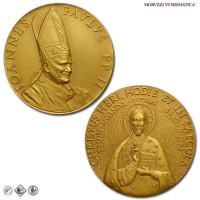 Città del Vaticano, GIOVANNI PAOLO II, Wojtyla, MEDAGLIA IN BRONZO, Viaggio in Benin-Uganda-Sudan, 1993, Opus L. Pancotto, FDC, (R), (CRW 0885) / Papież Jan Paweł II Karol Józef Wojtyła (medaglie papali pontificie vaticane rare da collezione) | Moruzzi Numismatica