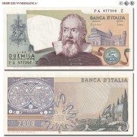Repubblica Italiana, BANCA D'ITALIA, LIRE 2000, Galileo Galilei, 24.10.1983, Firme: Ciampi, Stevani, ​​​​​​​FDS, (Vendemia 504) / banconote italiane (cartamoneta italiana da collezione - banconota da 2.000 lire) | Moruzzi Numismatica