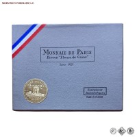 Francia, QUINTA REPUBBLICA, SERIE ANNUALE DI 8 MONETE CON 10 FRANCHI IN ARGENTO, 1971, Zecca di Parigi, FDC, (Gadoury 262) / France Cinquième République MONNAIE DE PARIS pièces de monnaies françaises avec 10 Francs 