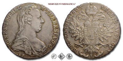 Regno d'Italia, Colonia Eritrea, VITTORIO EMANUELE III, TALLERO DI CONVENZIONE, 1780, Zecca di Roma, ARGENTO, BB, (Pagani 957) / monete italiane moderne d'argento (moneta italiana moderna da collezione - Casa Savoia) | Moruzzi Numismatica