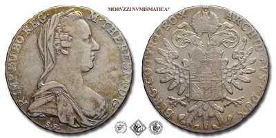 Regno d'Italia, Colonia Eritrea, VITTORIO EMANUELE III, TALLERO DI CONVENZIONE, 1780, Zecca di Roma, ARGENTO, mBB, (Pagani 957) / monete italiane moderne d'argento (moneta italiana moderna da collezione - Casa Savoia) | Moruzzi Numismatica