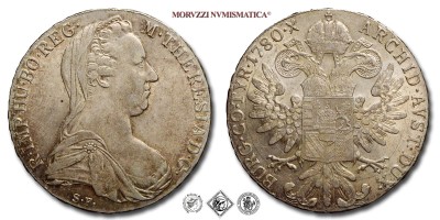 Regno d'Italia, Colonia Eritrea, VITTORIO EMANUELE III, TALLERO DI CONVENZIONE, 1780, Zecca di Roma, ARGENTO, mBB, (Pagani 957) / monete italiane moderne d'argento (moneta italiana moderna da collezione - Casa Savoia) | Moruzzi Numismatica